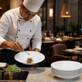 Bowls 250mm White Vitrified Ceramic for Elegant Dining (Pack of 12)