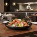 Stainless Steel Seafood Serving Bowl 295mm for Elegant Dining