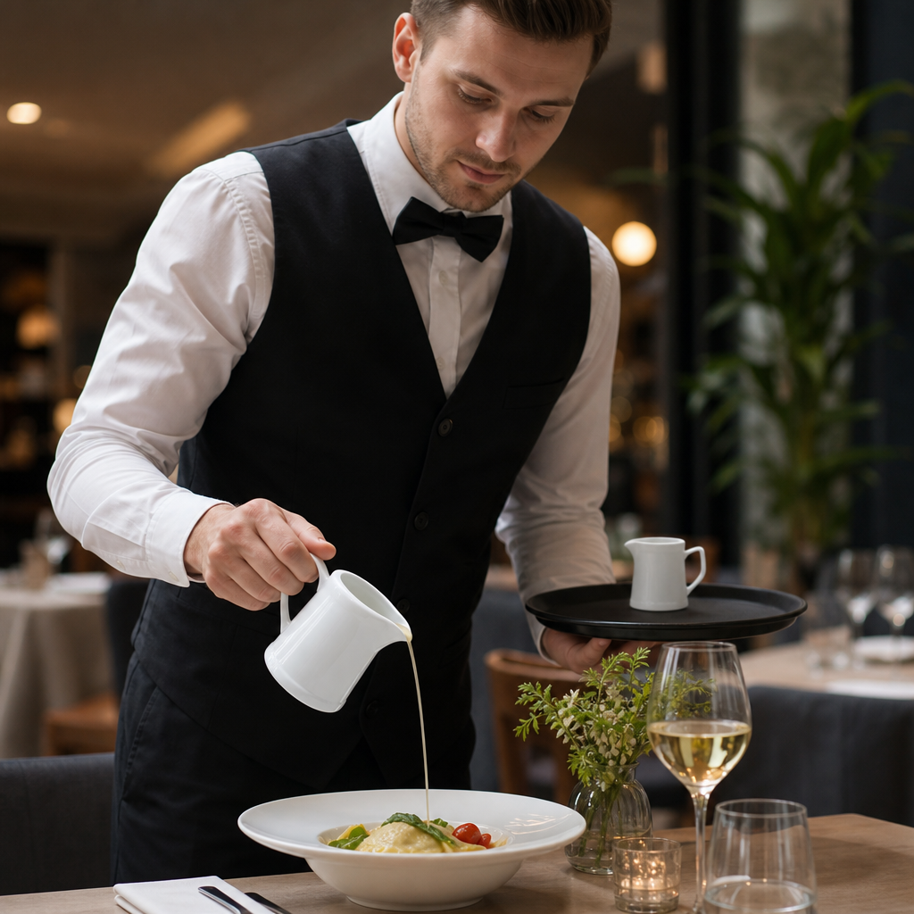 Porcelain Jugs 200ml for Table Service (Pack of 6)