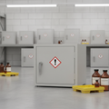 Steel COSHH Cabinet 3L for Safe Chemical Storage