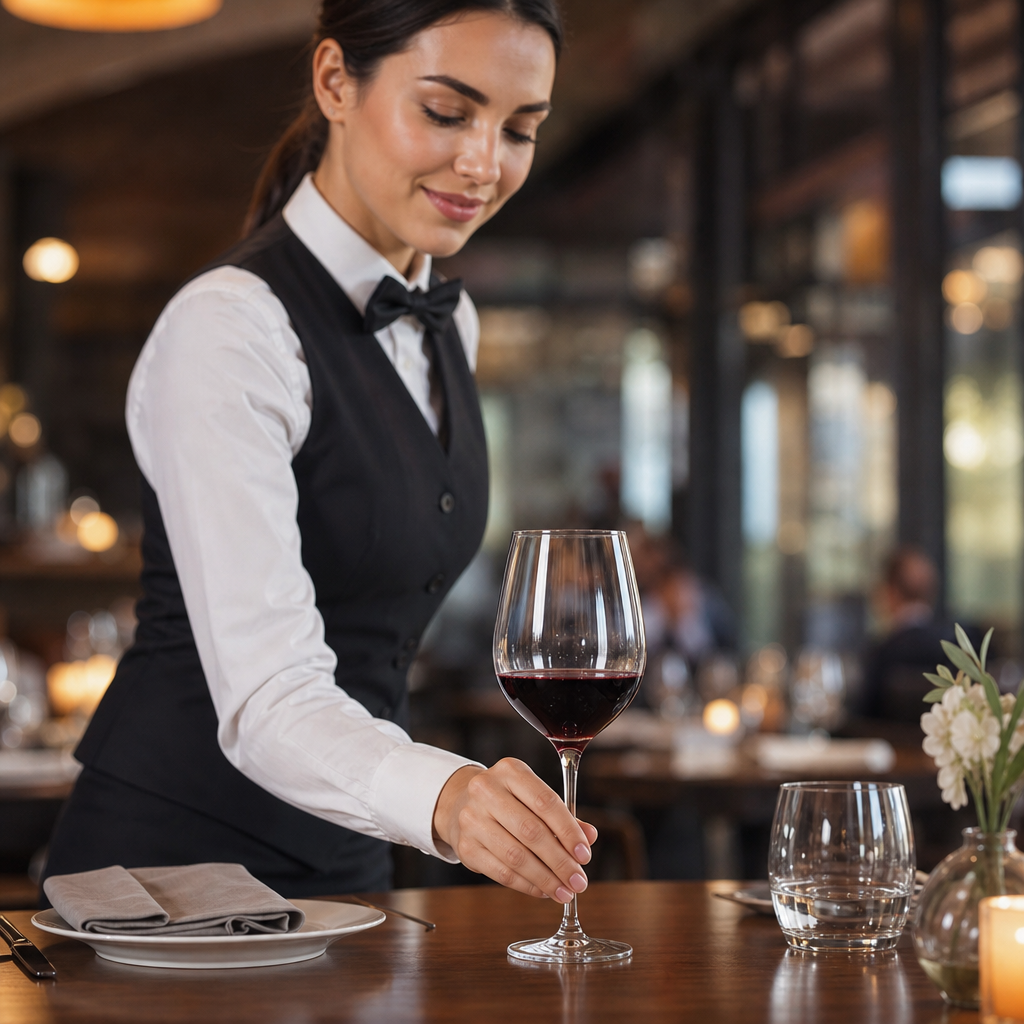 Glass Red Wine Glasses 300ml for Bars & Restaurants (Pack of 6)