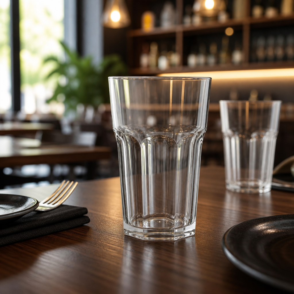 Polycarbonate Clear Tumblers 390ml for Bars & Restaurants (Pack of 12)