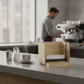 Oiled Oak Napkin Holder 190mm for Restaurants & Cafés