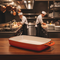 Cast Iron Casserole Dish 1.8L for Commercial Kitchens