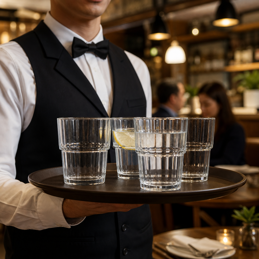 Toughened Glass Tumblers 200ml for Bars & Restaurants (Pack of 24)