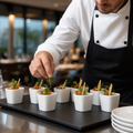 Square Dip Pots 57ml Porcelain for Event Dining (Pack of 24)
