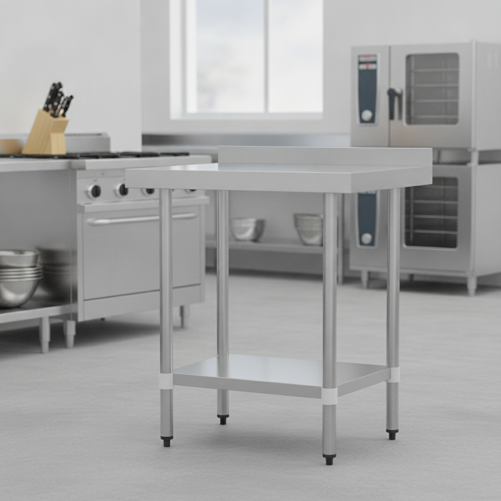 430 Stainless Steel Prep Table 600mm for Commercial Kitchens