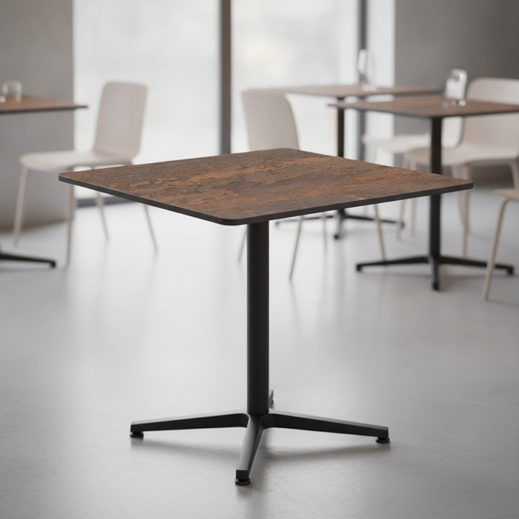 Laminate Vintage Copper Table Top 12mm for Hospitality Spaces