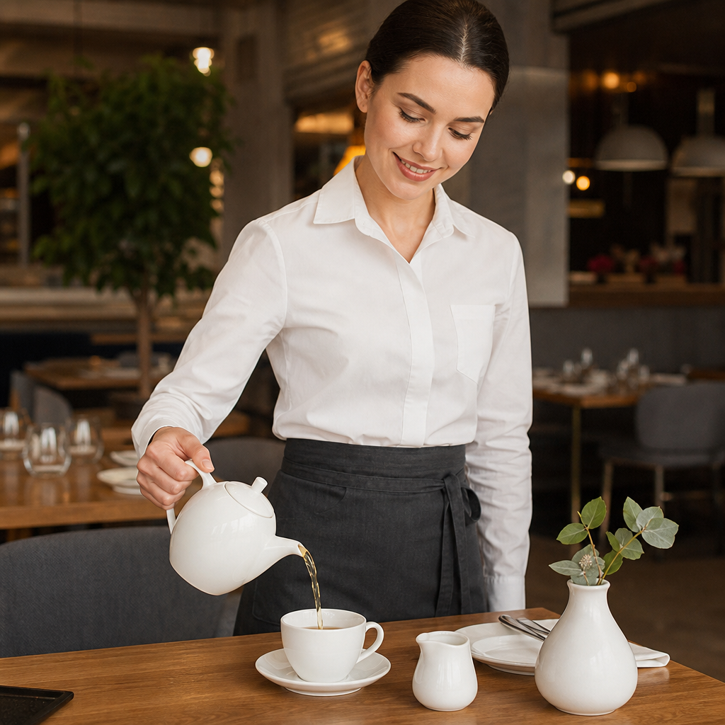 Porcelain Beverage Pot 426ml for Cafés & Bars (Pack of 4)
