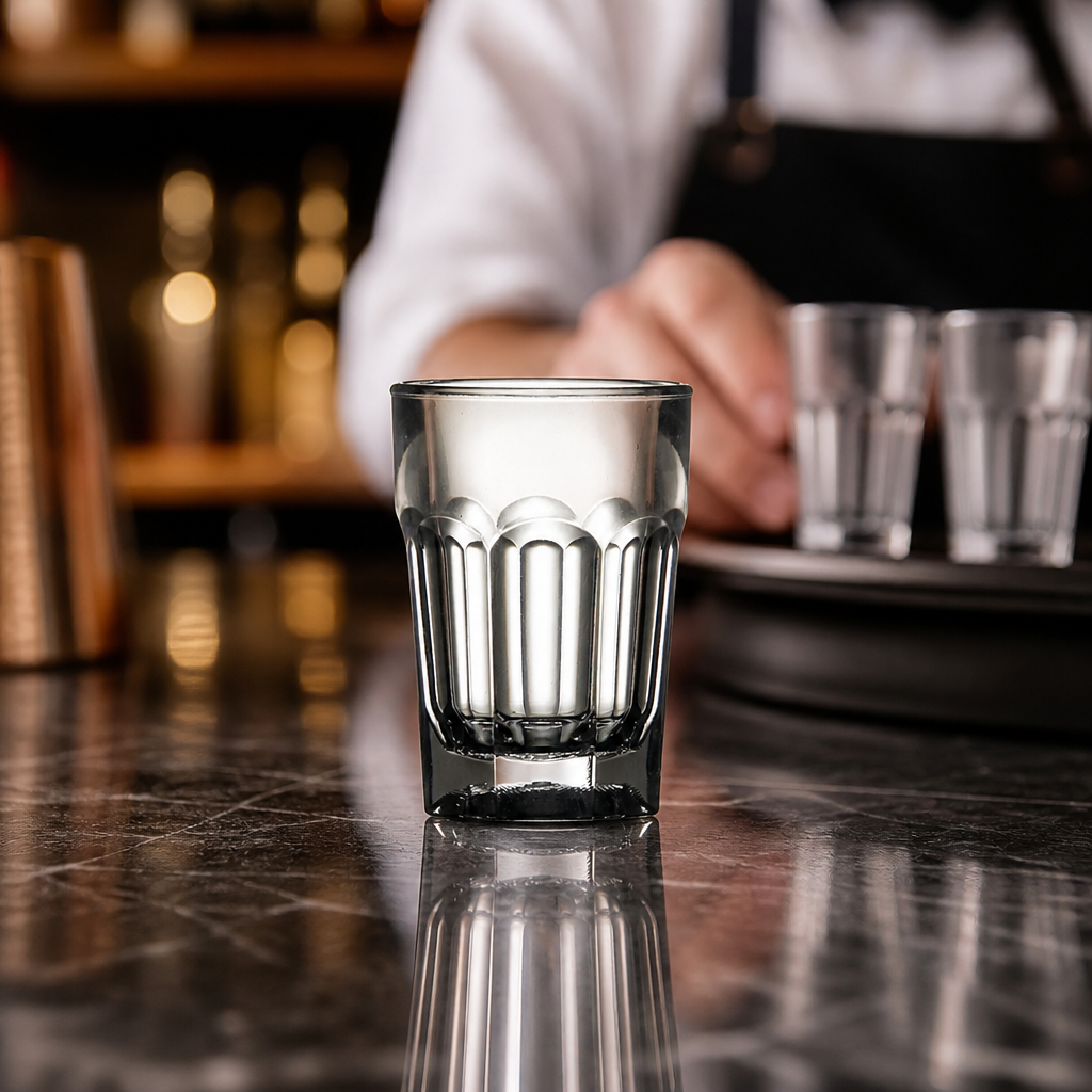 Polycarbonate Clear Shot Glass 25ml for Outdoor Events (Pack of 24)