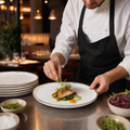Alumina Stack Plates 285mm Vitrified Ceramic for Hospitality (Pack of 6)