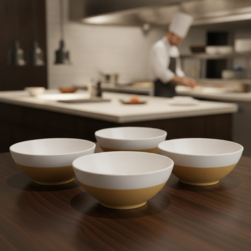 Melamine Deep Bowls 285mm for Creative Buffet Presentations (Pack of 4)