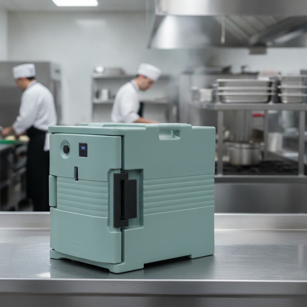Polyethylene Heated Food Carrier 52L for Catering Events