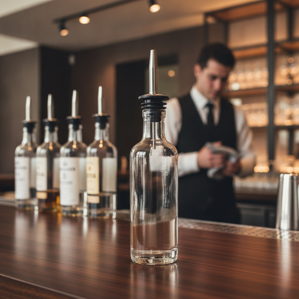 Metal Pourer 108mm for Controlled Liquor Dispensing in Bars