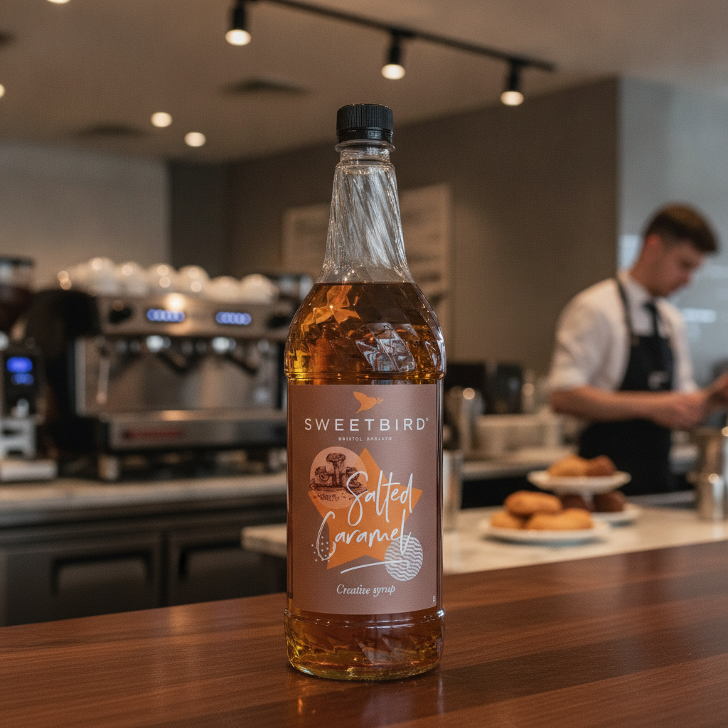 Salted Caramel Syrup 1L for Coffee and Baking