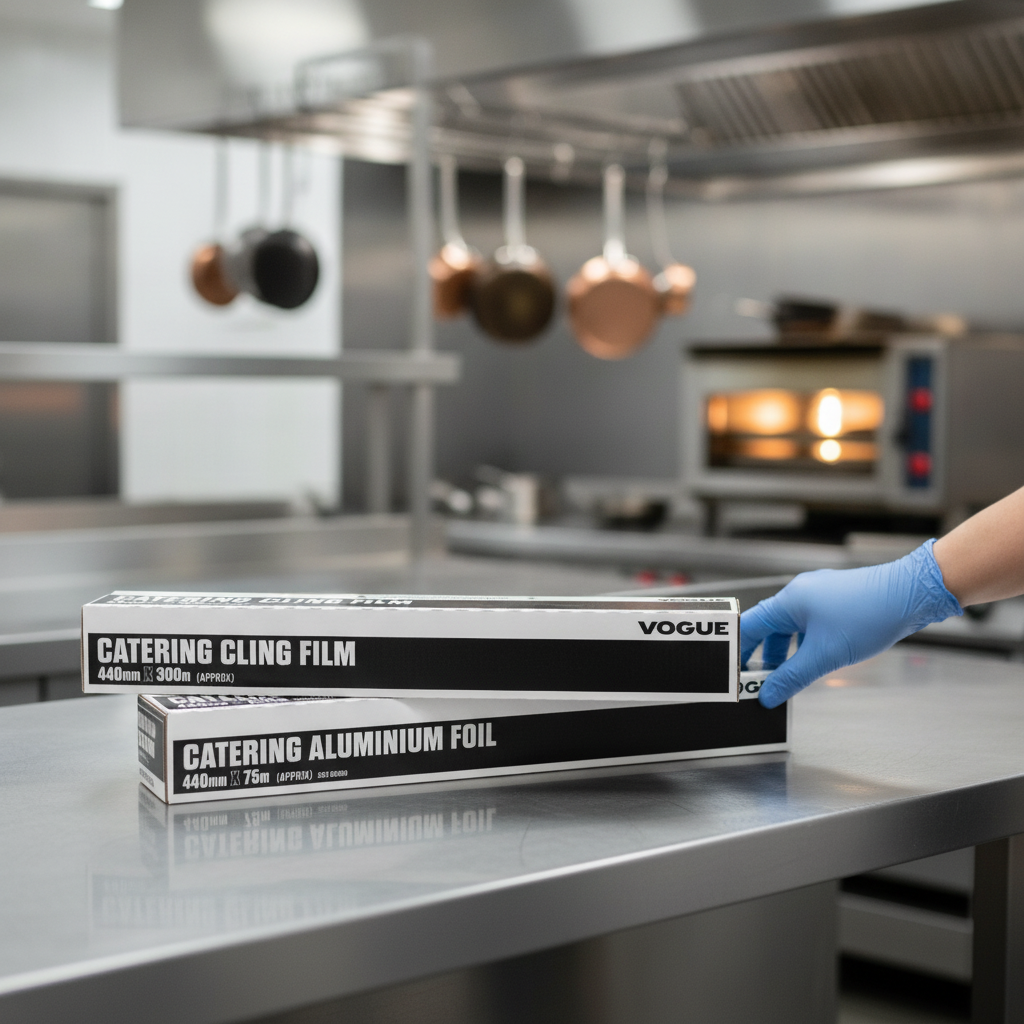 Aluminium Foil and Baking Parchment Catering Pack for Busy Kitchens (Pack of 3)