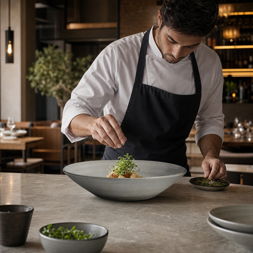 Bowls 230mm Vitrified Stoneware for Stylish Presentations (Pack of 24)