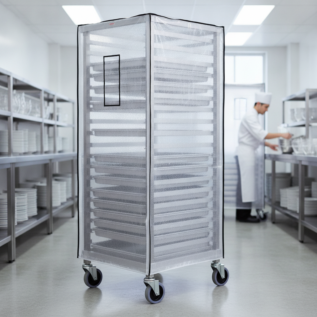 Vinyl Tall Trolley Cover for Food Safety (Pack of 1)