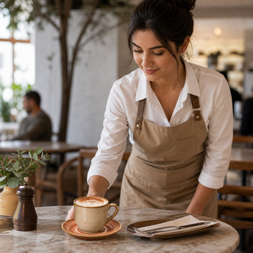 Ceramic Saucers 117.5mm Terracotta for Cafés & Restaurants (Pack of 36)
