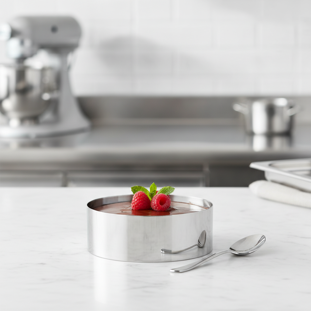 Stainless Steel Mousse Ring 35 x 90mm for Food Presentation