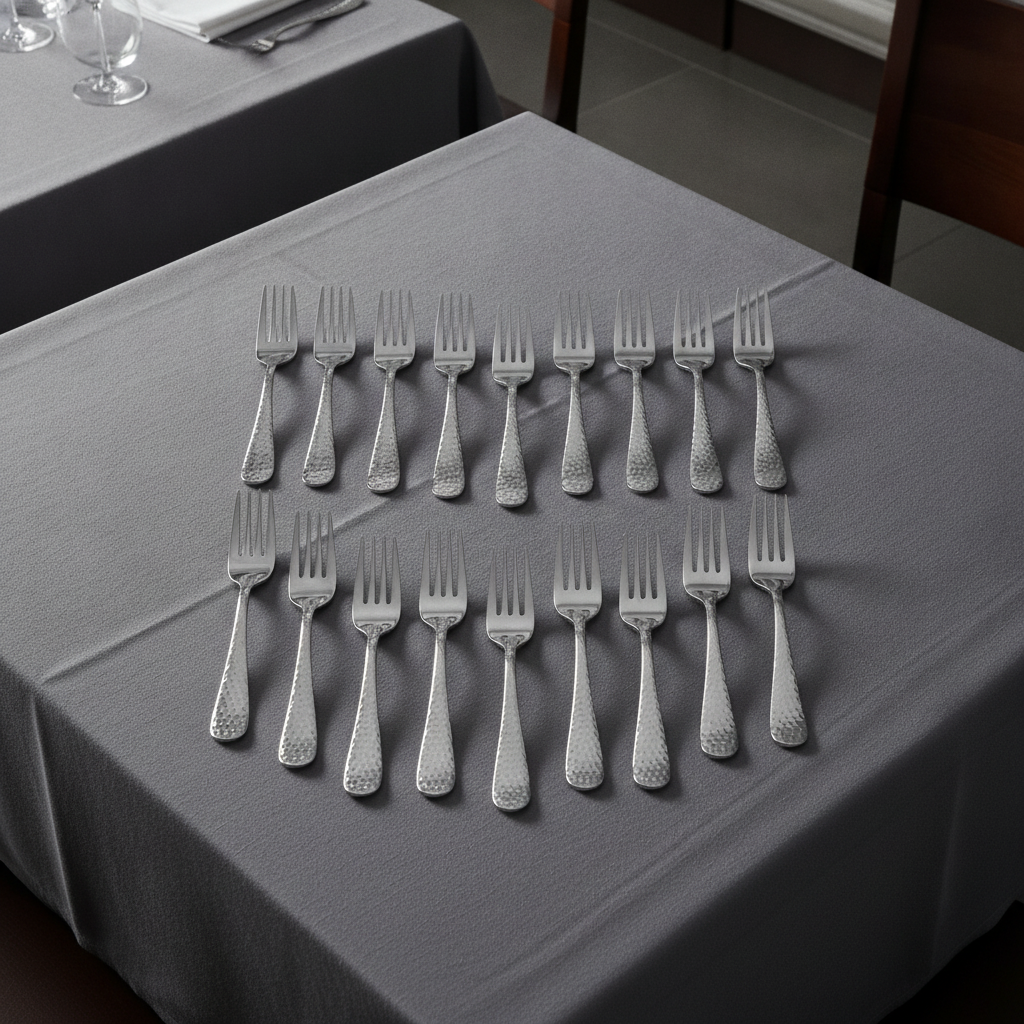 Stainless Steel Table Forks 208mm for Elegant Dining (Pack of 12)