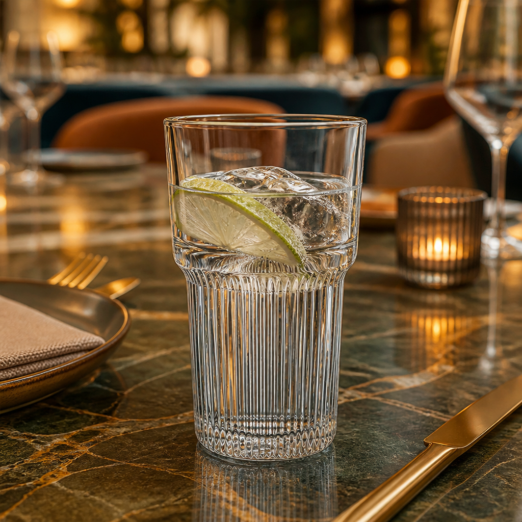Toughened Glass Hi Ball Tumblers 310ml for Busy Bars (Pack of 24)