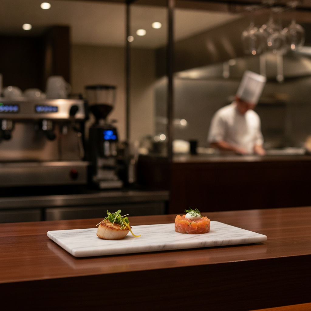 Marble Rectangular Plate 210x110mm for Stylish Food Presentation