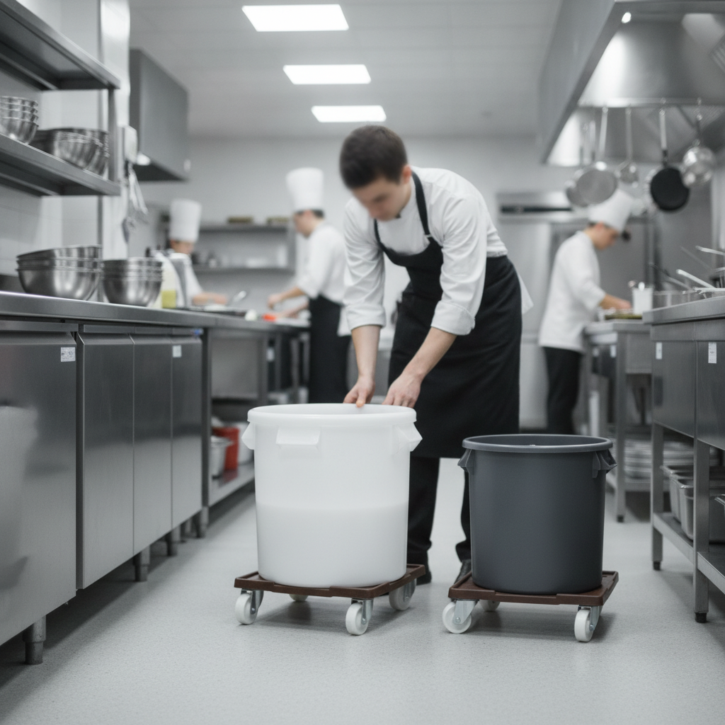 Polypropylene Trolley for 20L & 40L Containers for Commercial Kitchens