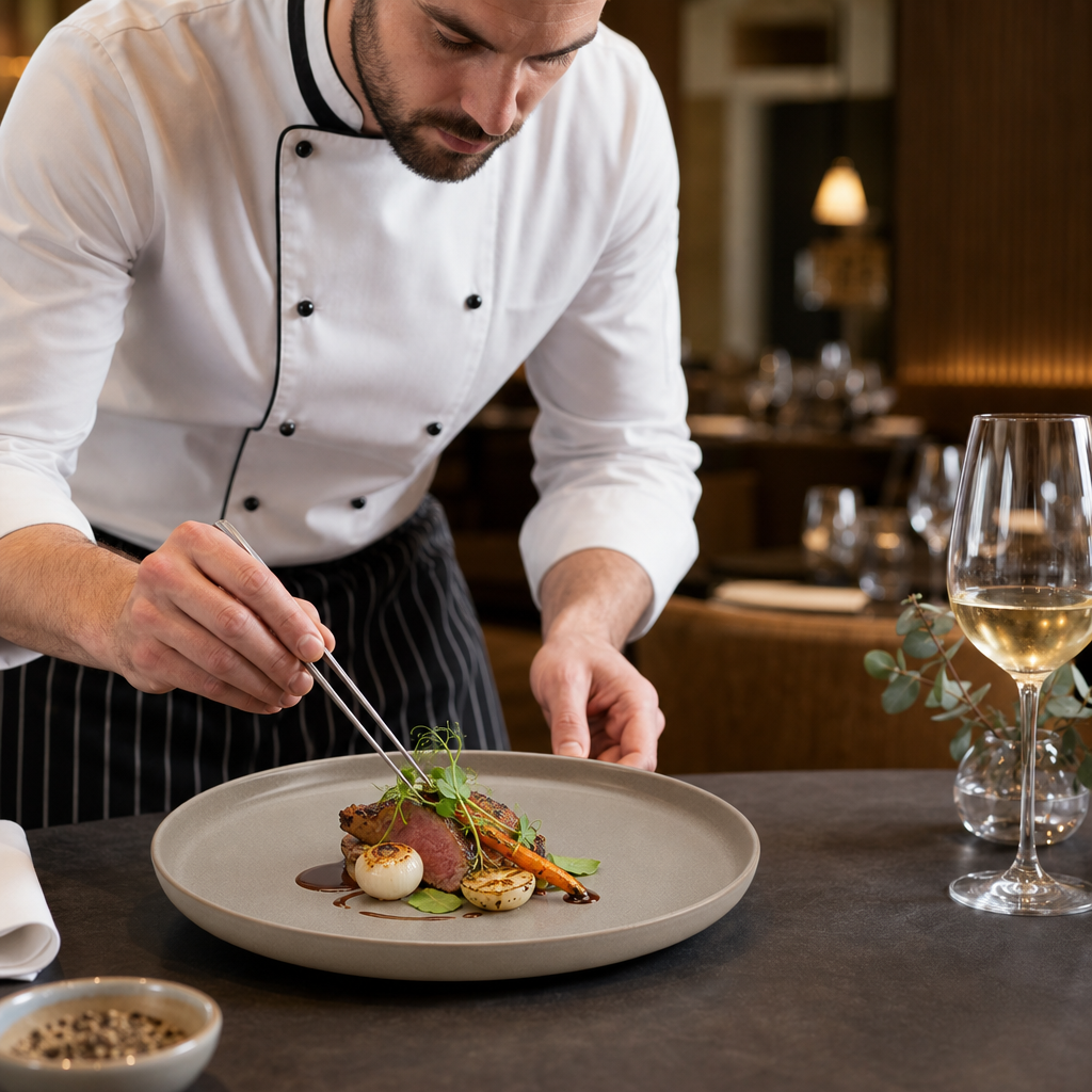 Walled Plates 280mm Stoneware for Elegant Dining (Pack of 6)