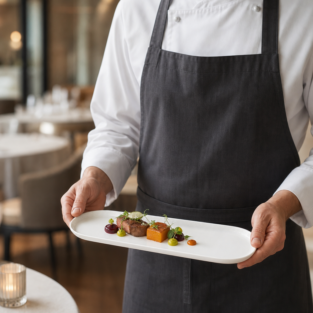 Oblong Trays 253x93mm Bone China for Elegant Dining (Pack of 12)