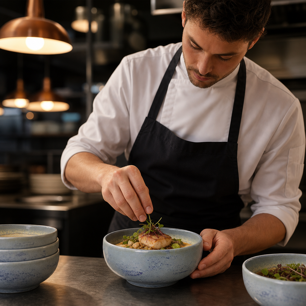 Aurora Bluestone Bowls 135mm for All Course Presentations