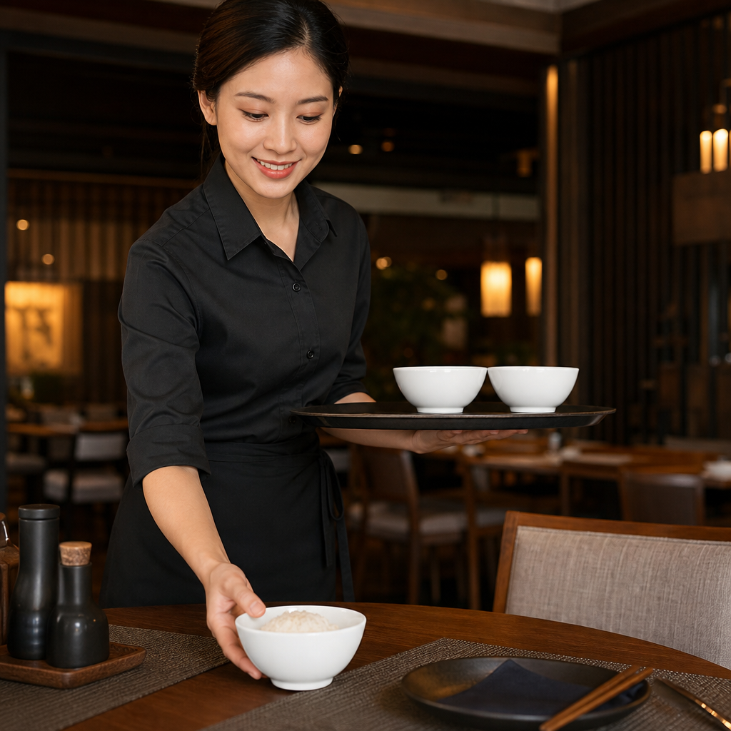 Rice Bowls 284ml Porcelain for Restaurants & Cafés (Pack of 24)