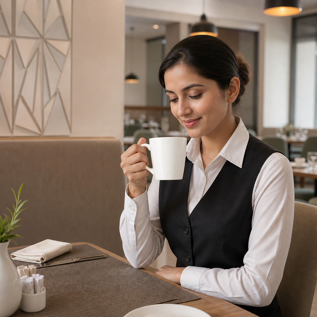 Alumina Coffeehouse Mug 340ml White Vitrified Ceramic for Casual Dining (Pack of 36)