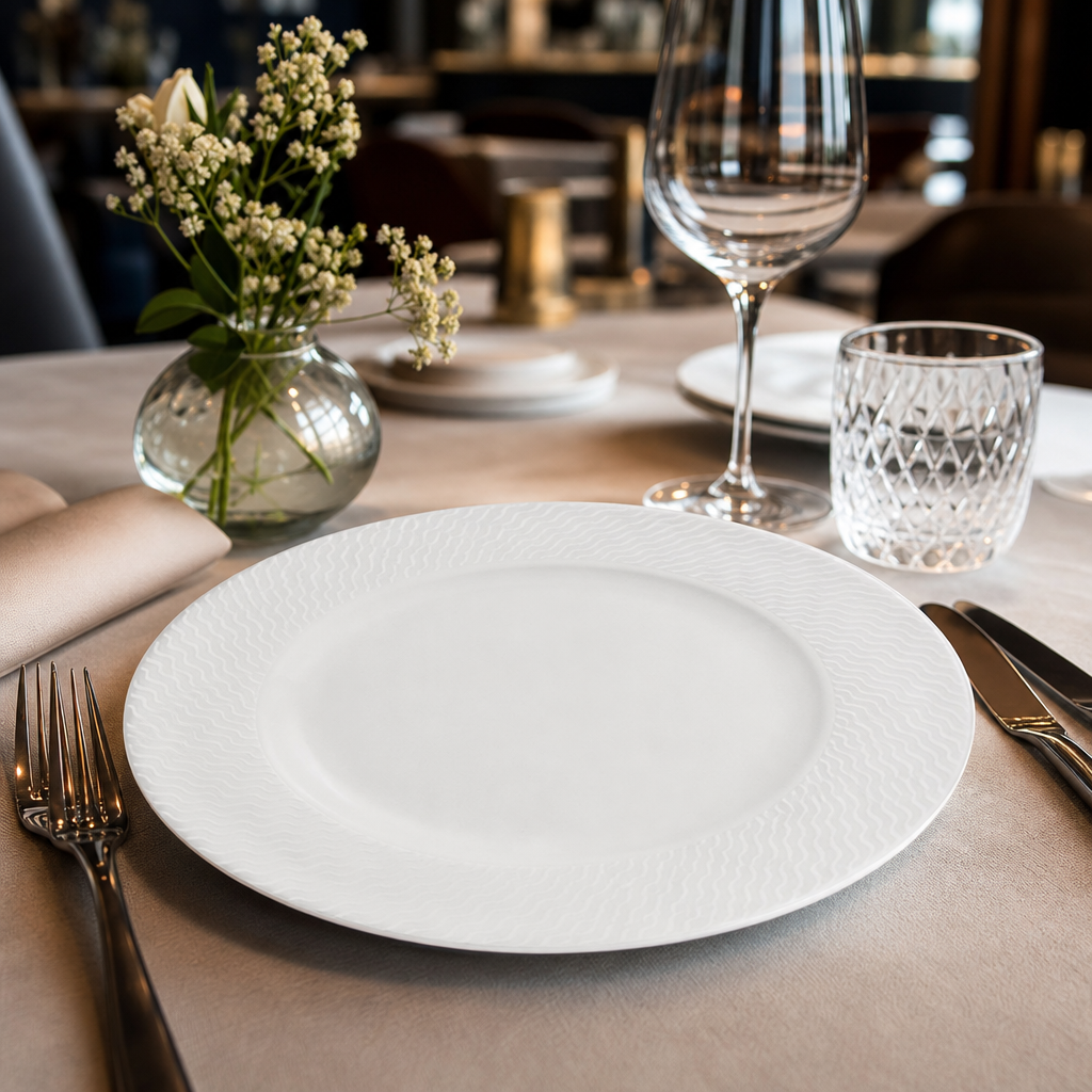 Plates 168mm Bone China for Upscale Dining (Pack of 12)