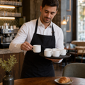 Fine China Stackable Espresso Cups 100ml for Restaurants & Cafés (Pack of 6)