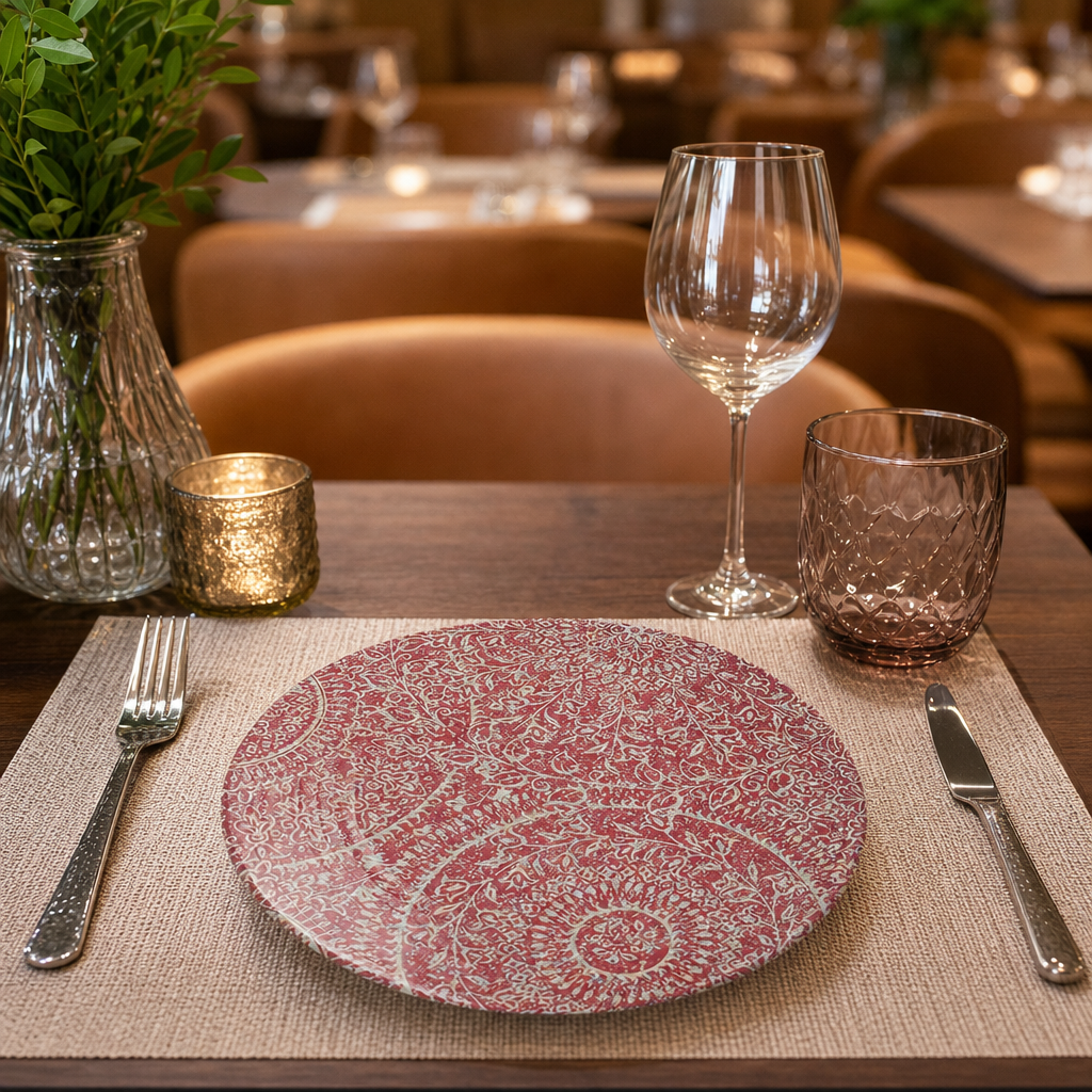 Plates 165mm Melamine for Dining Settings (Pack of 24)
