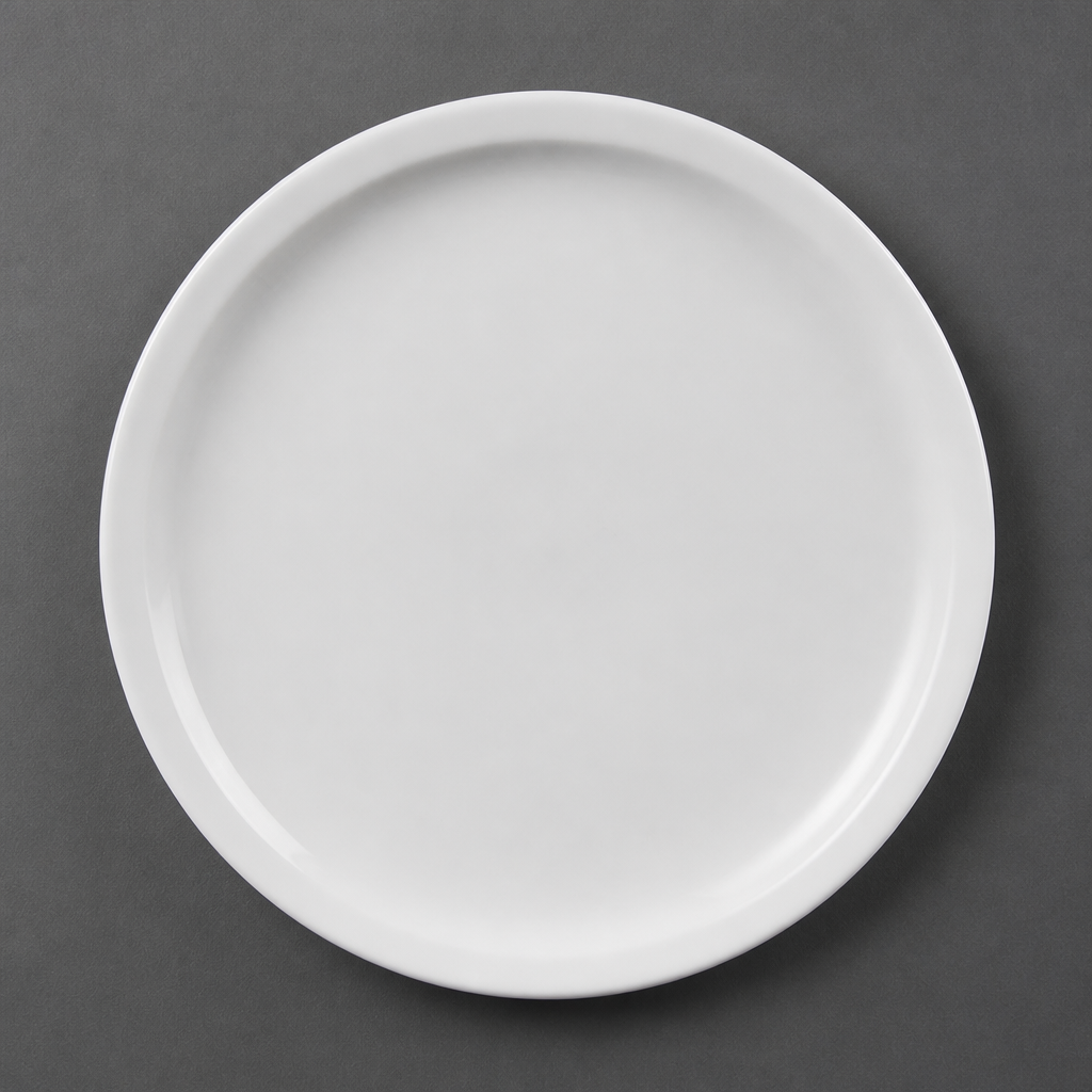 Narrow Rimmed Porcelain Plates 230mm for Catering & Hospitality