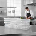 Polypropylene Microwavable Containers 500ml for Takeaway Services (Pack of 250)