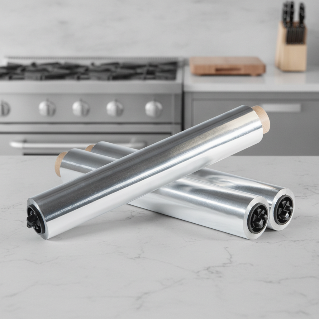 Aluminium Foil Rolls 300mm for Cooking & Food Storage (Pack of 3)