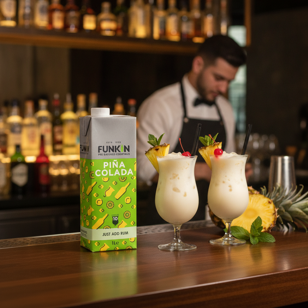 Creamy Coconut Piña Colada Mixer 1L for Bars & Pubs