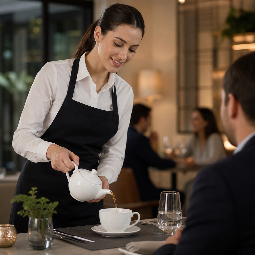 Elegant Cups 230ml Porcelain for Dining Services (Pack of 12)