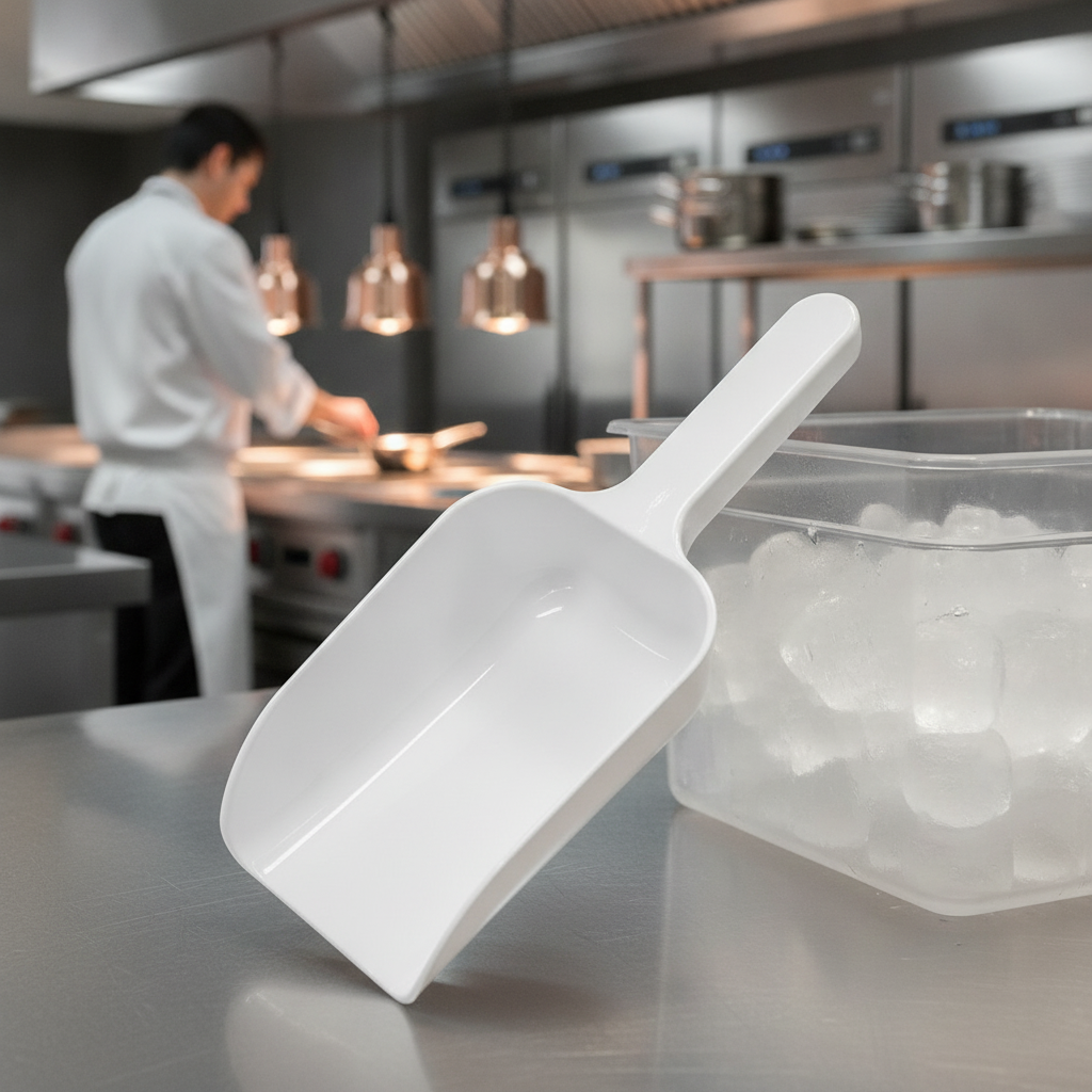 Plastic Ice Scoop 35mm for Food Service (Pack of 1)