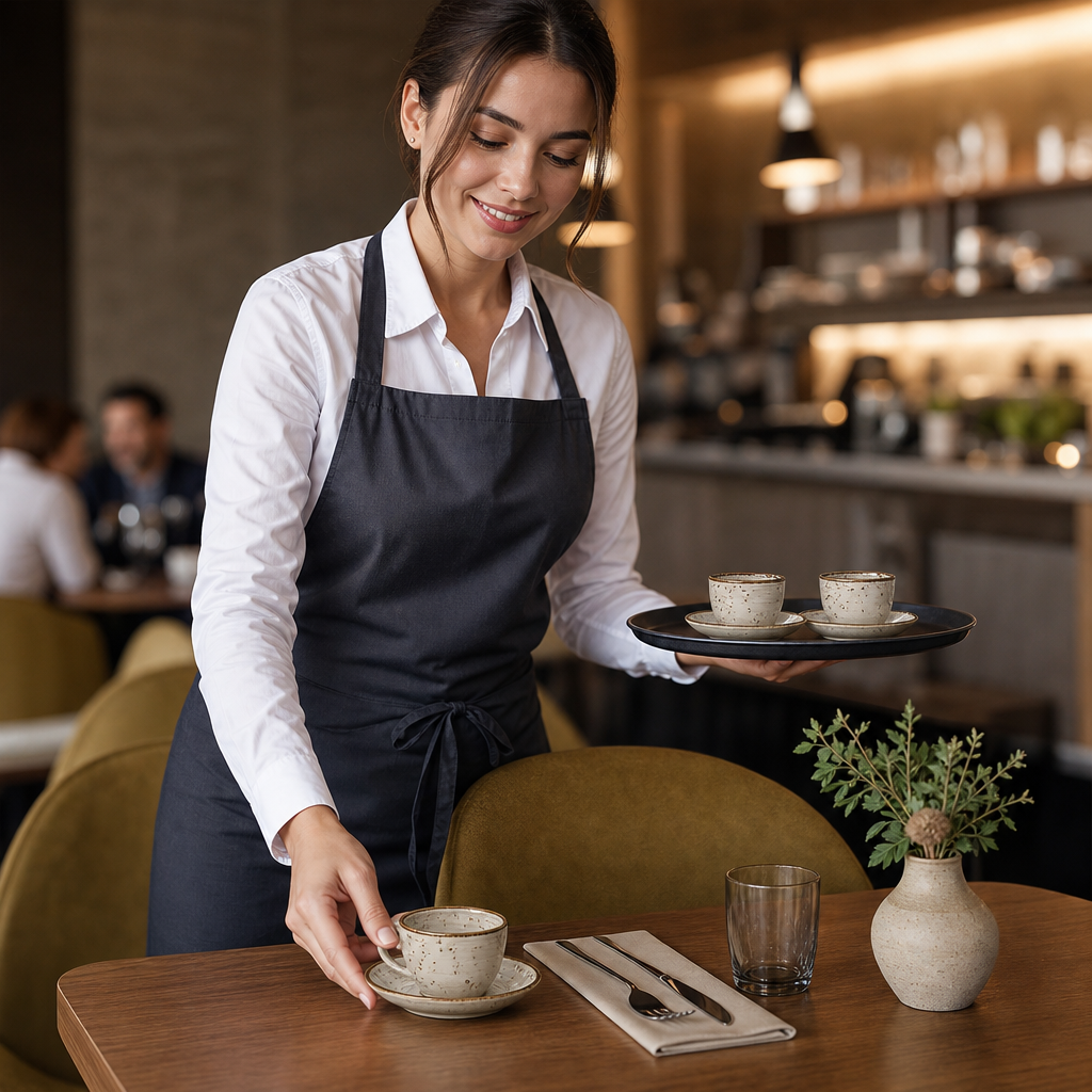 Small Double-Well Saucers 118mm Porcelain for Coffee Shops (Pack of 12)