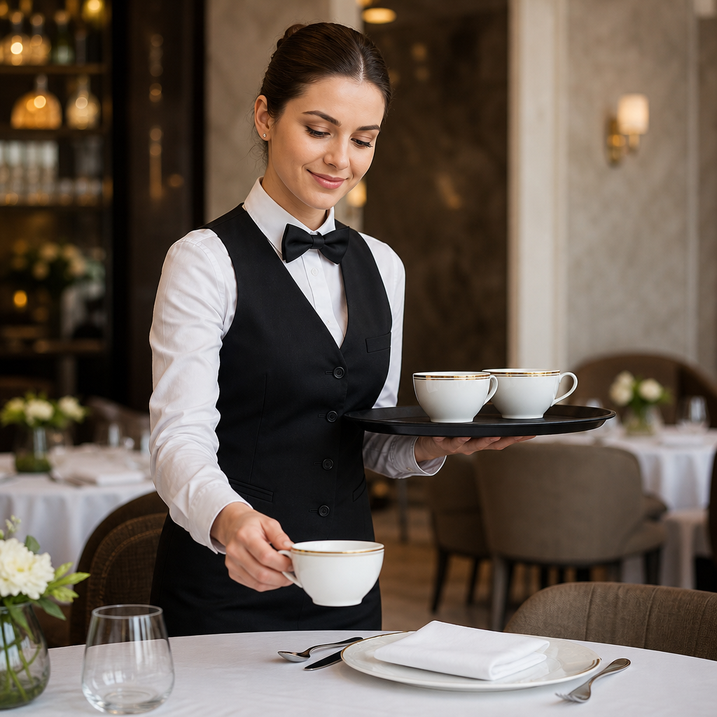 Tea Cups 260ml Gold Bone China for Fine Dining (Pack of 12)