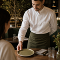 Coupe Plates Olive 165mm Green Vitrified Ceramic for Casual Dining (Pack of 12)