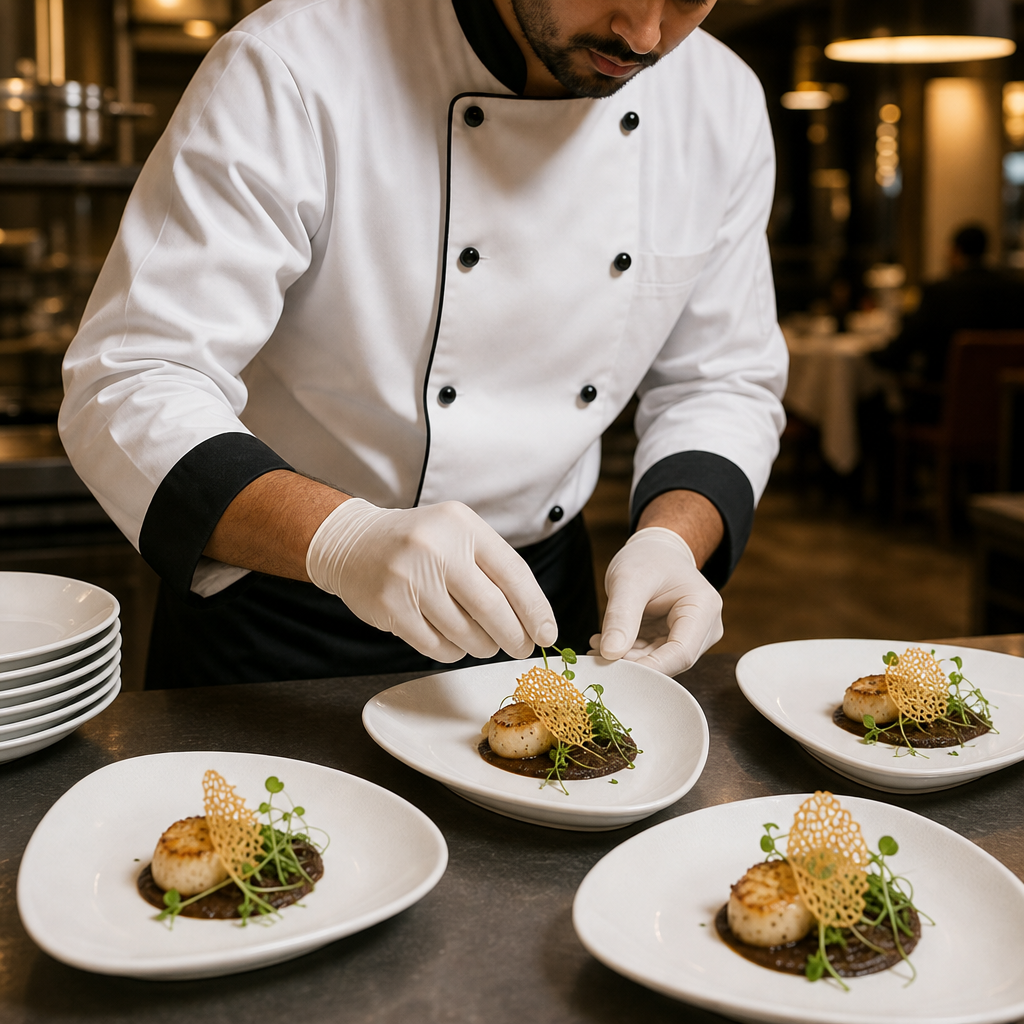 Chefs' Triangle Plates x Inches 12 8 White Vitrified Porcelain for Banqueting Events (Pack of 6)