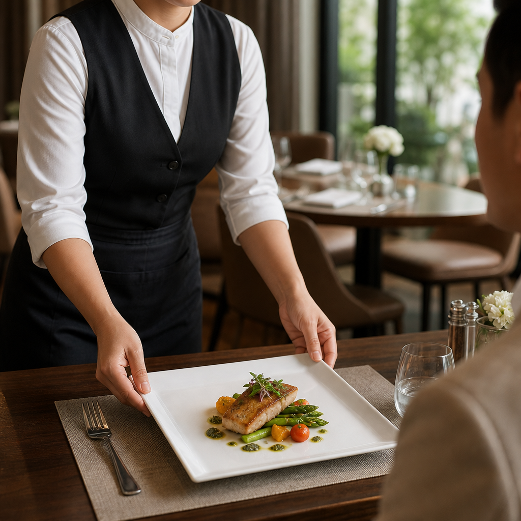 Square Plates 270mm Porcelain for Casual Dining (Pack of 6)
