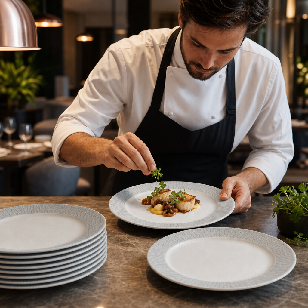Plates 167mm Grey Vitrified Ceramic for Stylish Dining (Pack of 12)