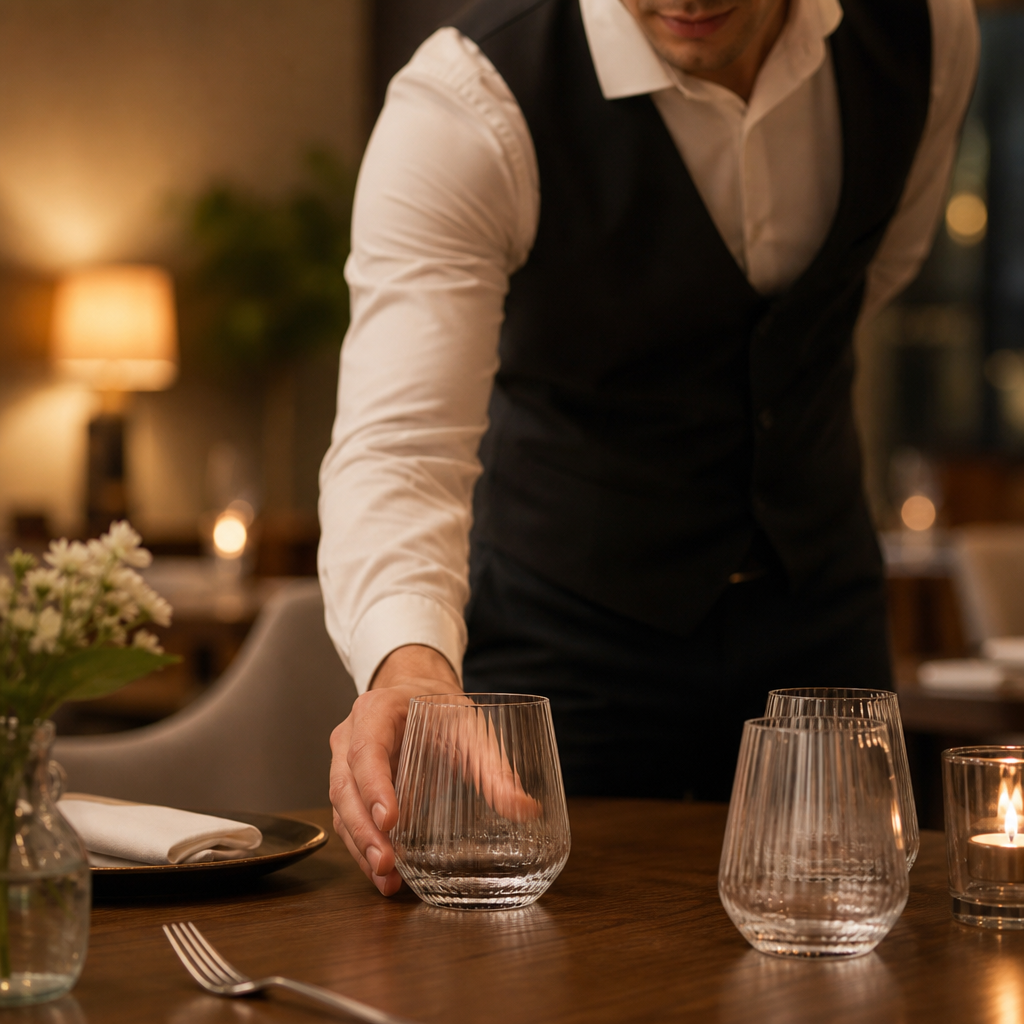 Soda Lime Tapered Tumblers 350ml for Bars & Restaurants (Pack of 6)