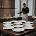 Porcelain Oval Dish 330mm for Fine Dining (Pack of 12)